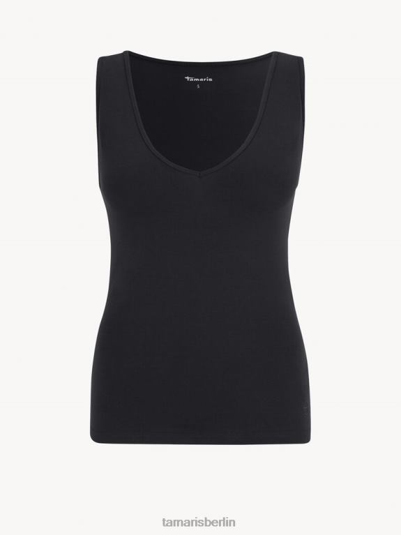 de Tamaris Frauen Oberteil - schwarz/schwarze Schönheit 0LHV42393 Kleidung