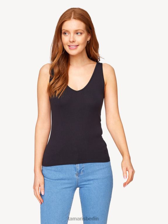 de Tamaris Frauen Oberteil - schwarz/schwarze Schönheit 0LHV42393 Kleidung