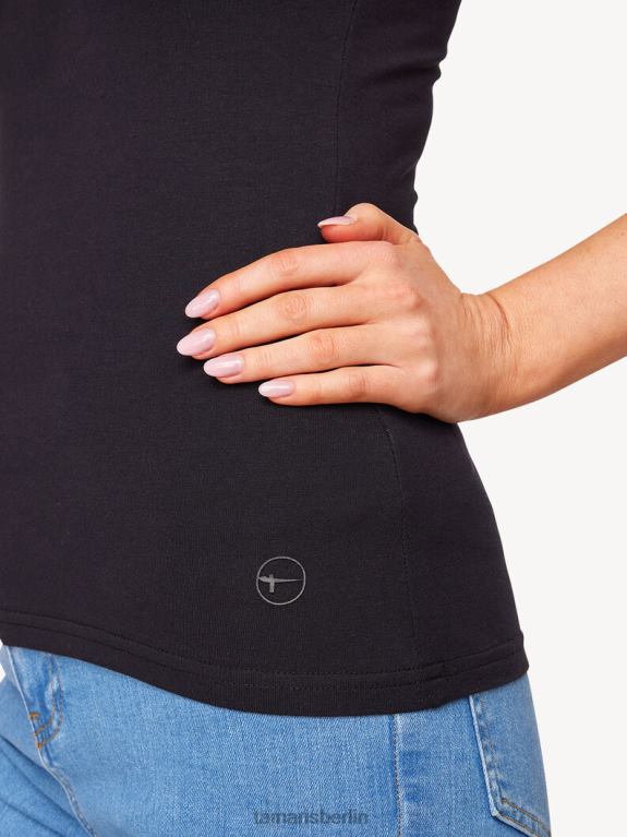 de Tamaris Frauen Oberteil - schwarz/schwarze Schönheit 0LHV42393 Kleidung