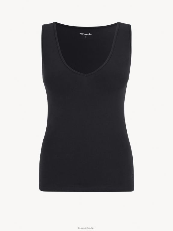 de Tamaris Frauen Oberteil - schwarz/schwarze Schönheit 0LHV42393 Kleidung