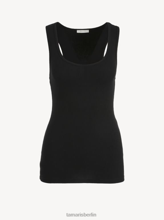 de Tamaris Frauen Oberteil - schwarz/schwarze Schönheit 0LHV42495 Kleidung