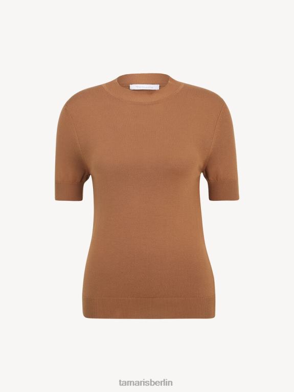 de Tamaris Frauen T-Shirt - Braun/Pekannussbraun 0LHV42464 Kleidung