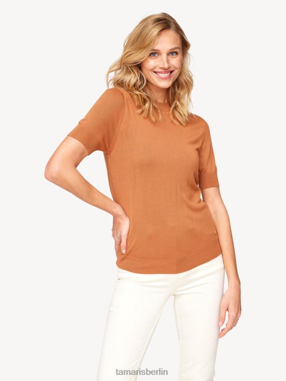 de Tamaris Frauen T-Shirt - Braun/Pekannussbraun 0LHV42464 Kleidung