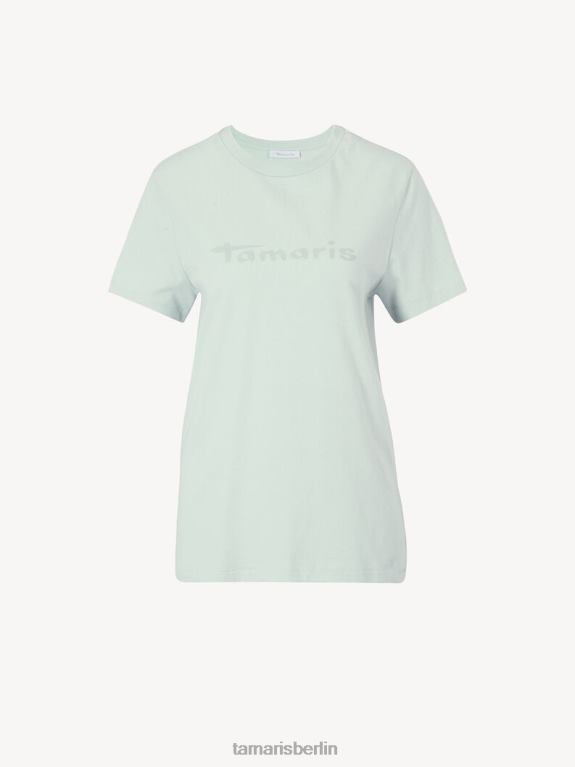 de Tamaris Frauen T-Shirt – Grün/hauchdünnes Grün 0LHV42457 Kleidung