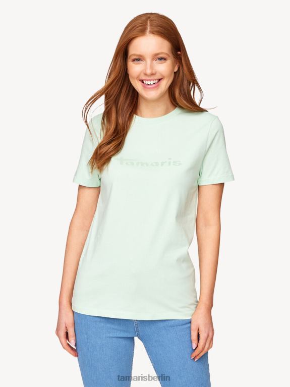 de Tamaris Frauen T-Shirt – Grün/hauchdünnes Grün 0LHV42457 Kleidung