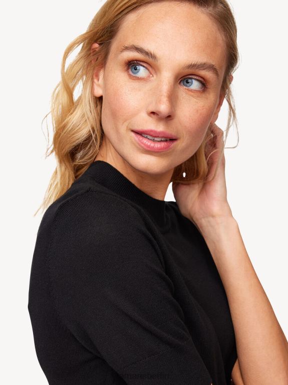 de Tamaris Frauen T-Shirt - Schwarz/Schwarze Schönheit 0LHV42384 Kleidung