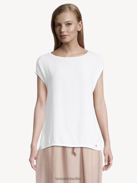 de Tamaris Frauen T-Shirt - weiß/hellweiß 0LHV42443 Kleidung
