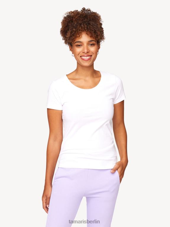 de Tamaris Frauen T-Shirt - weiß/hellweiß 0LHV42536 Kleidung