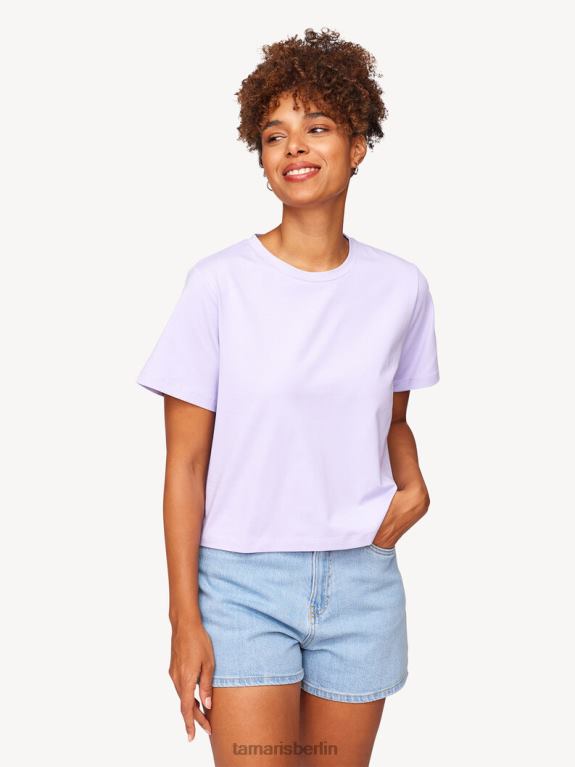 de Tamaris Frauen übergroßes T-Shirt – Lila/Lavendel 0LHV42535 Kleidung