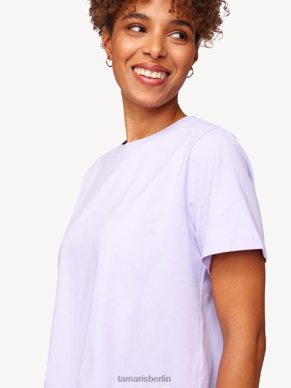 de Tamaris Frauen übergroßes T-Shirt – Lila/Lavendel 0LHV42535 Kleidung