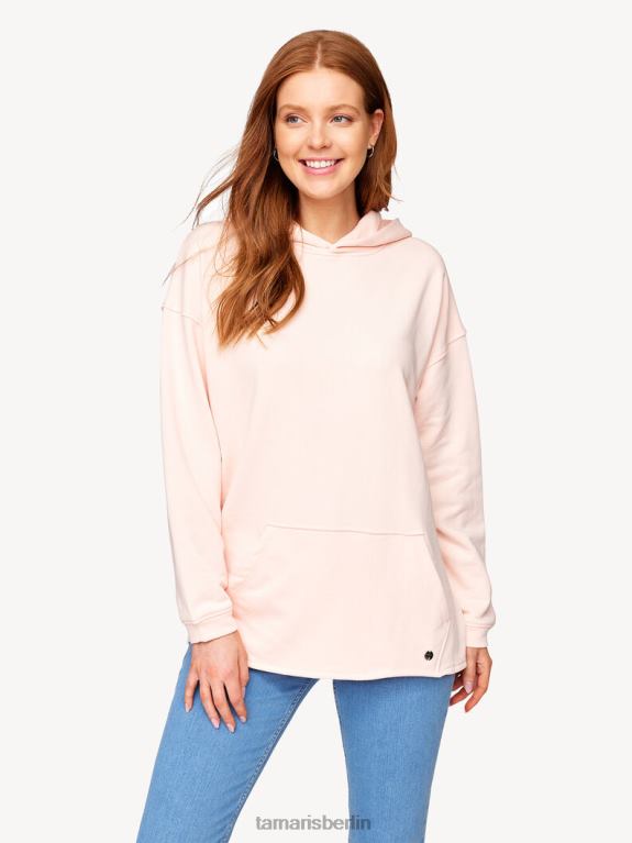 de Tamaris Frauen Übergroßes T-Shirt – Rose/Wolkenrosa 0LHV42385 Kleidung