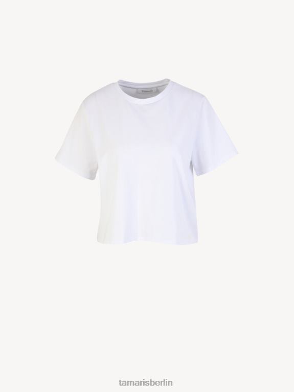 de Tamaris Frauen übergroßes T-Shirt - weiß/hellweiß 0LHV42489 Kleidung