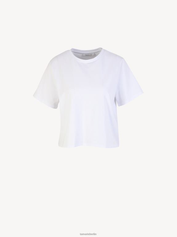 de Tamaris Frauen übergroßes T-Shirt - weiß/hellweiß 0LHV42489 Kleidung