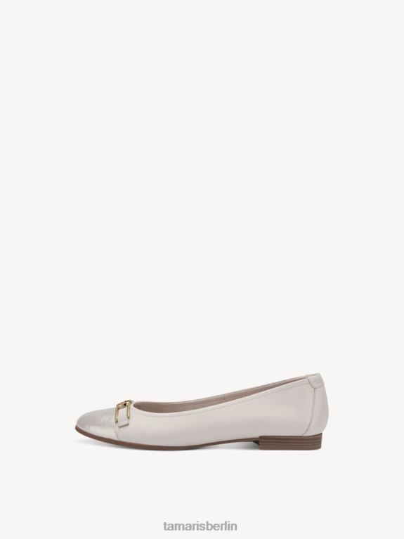 de Tamaris Frauen Ballerina - Beige/Elfenbein 0LHV41583 Schuhe