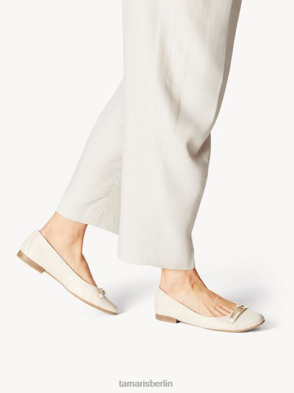 de Tamaris Frauen Ballerina - Beige/Elfenbein 0LHV41583 Schuhe
