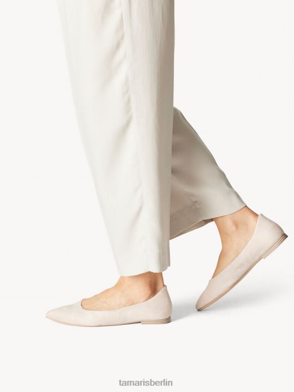 de Tamaris Frauen Ballerina - Beige/Elfenbein 0LHV4751 Schuhe