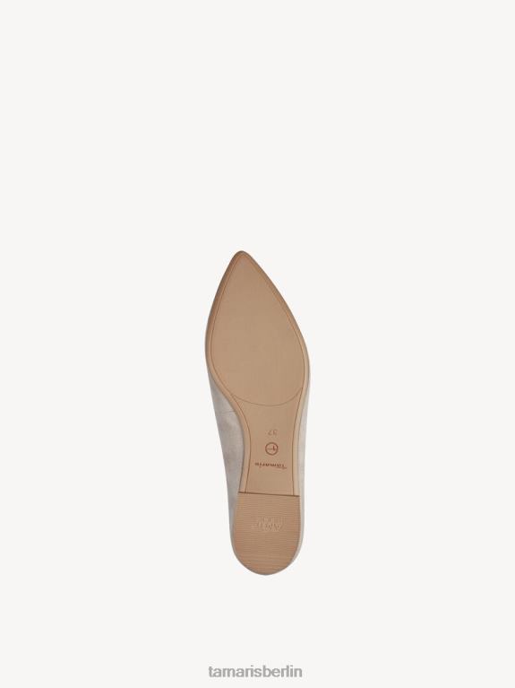 de Tamaris Frauen Ballerina - Beige/Elfenbein 0LHV4751 Schuhe