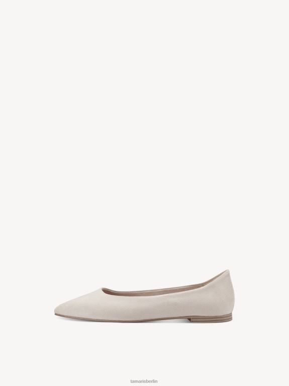 de Tamaris Frauen Ballerina - Beige/Elfenbein 0LHV4751 Schuhe