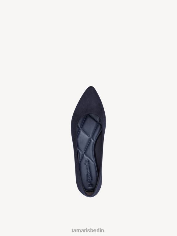 de Tamaris Frauen Ballerina - Blau/Marine 0LHV4460 Schuhe