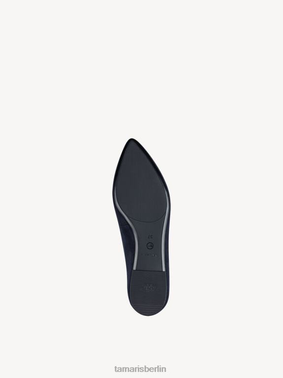 de Tamaris Frauen Ballerina - Blau/Marine 0LHV4460 Schuhe