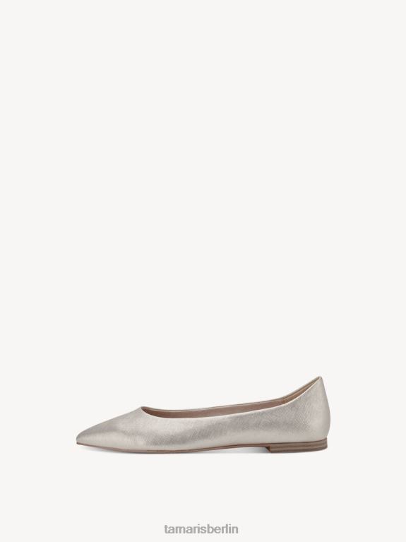 de Tamaris Frauen Ballerina - Gelb/Hellgold struk. 0LHV41241 Schuhe