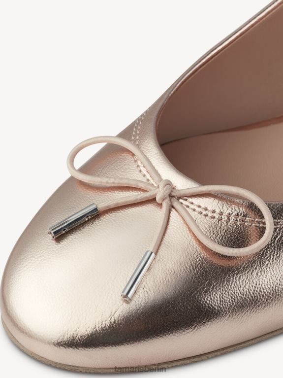 de Tamaris Frauen Ballerina - Rose/Pulvermetall. 0LHV41051 Schuhe