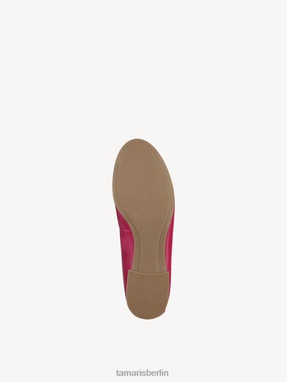 de Tamaris Frauen Ballerina aus Leder – Rosa/Fuchsia 0LHV41646 Schuhe