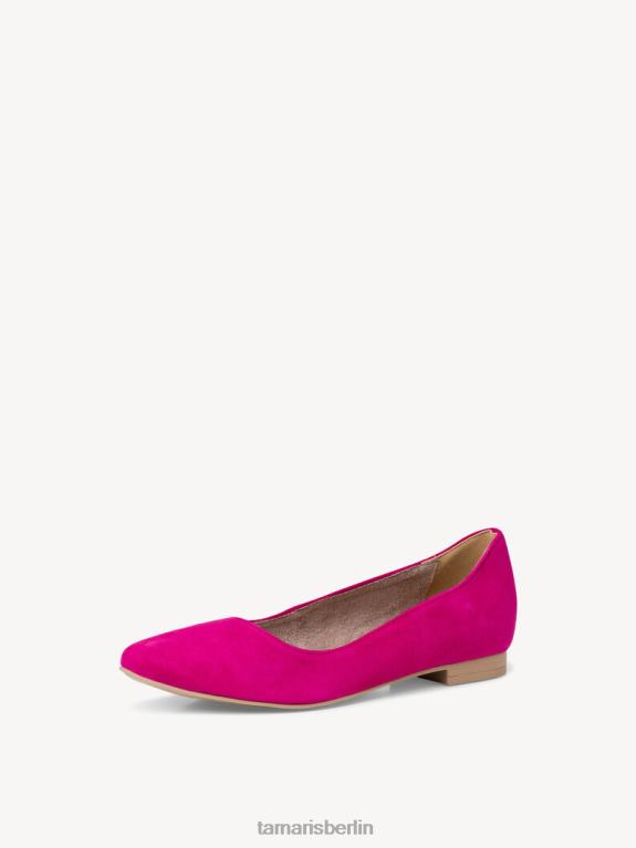de Tamaris Frauen Ballerina aus Leder – Rosa/Fuchsia 0LHV42225 Schuhe