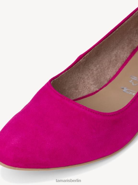 de Tamaris Frauen Ballerina aus Leder – Rosa/Fuchsia 0LHV42225 Schuhe