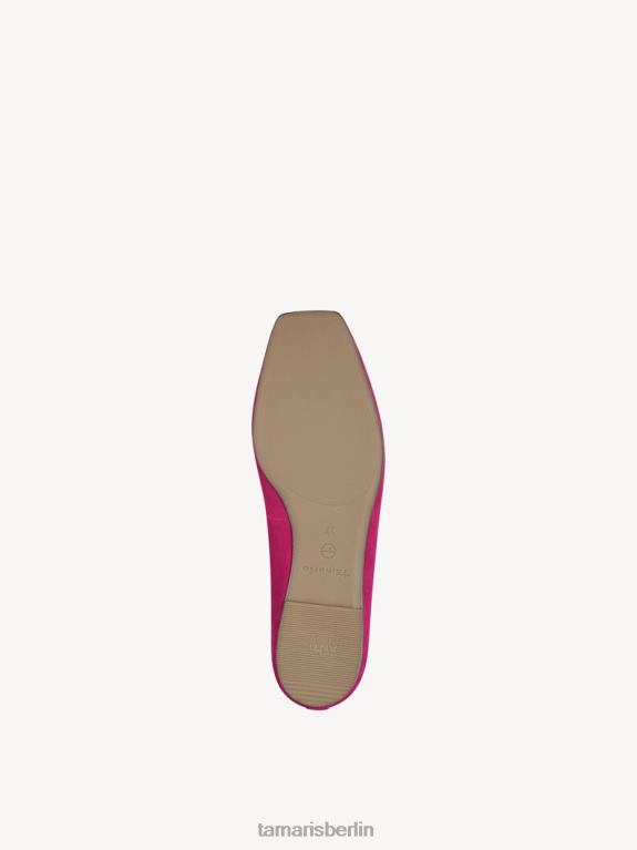 de Tamaris Frauen Ballerina aus Leder – Rosa/Fuchsia 0LHV42227 Schuhe