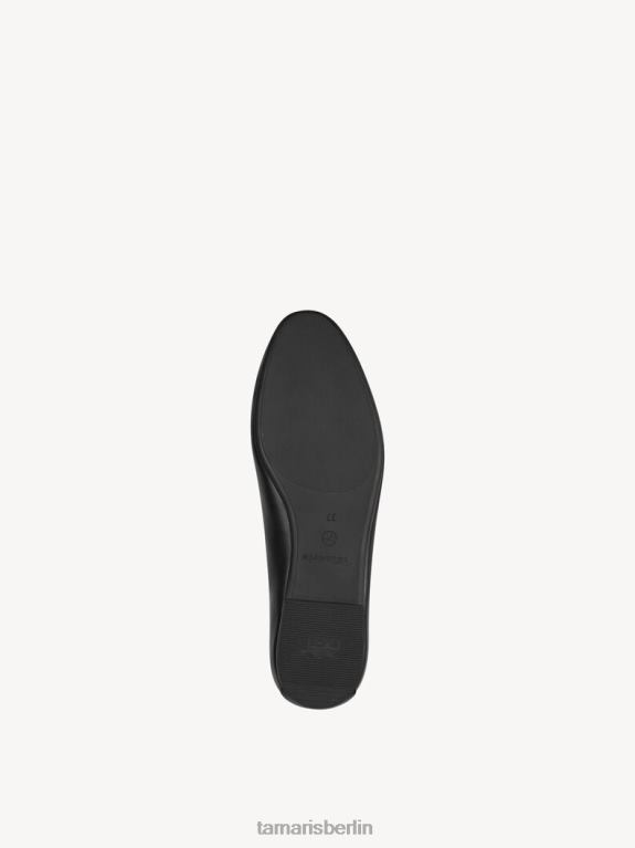 de Tamaris Frauen Ballerina - schwarz/schwarz matt 0LHV41812 Schuhe