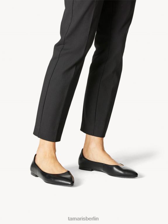 de Tamaris Frauen Ballerina - schwarz/schwarz matt 0LHV4997 Schuhe