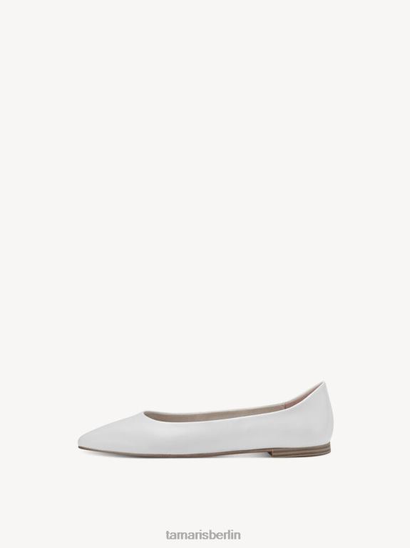 de Tamaris Frauen Ballerina - weiß/weiß matt 0LHV41210 Schuhe