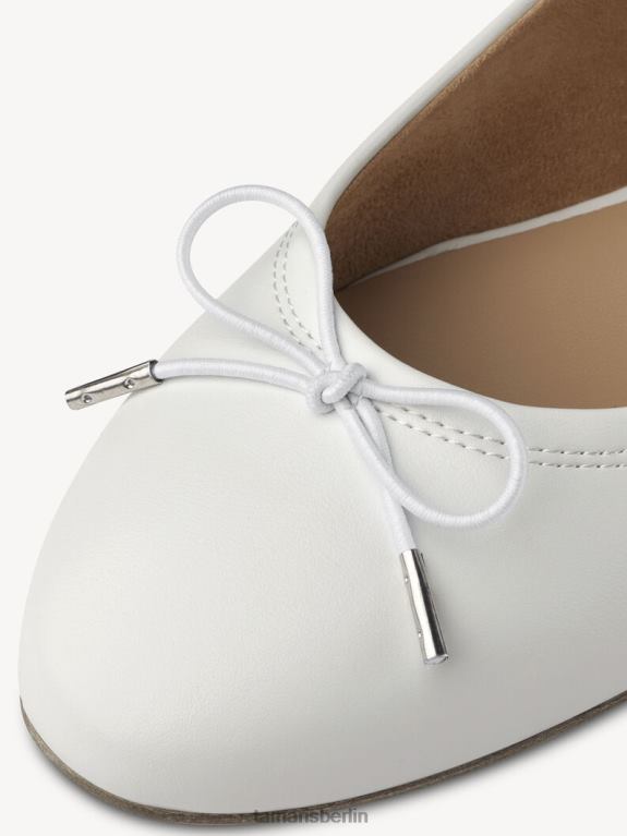 de Tamaris Frauen Ballerina - weiß/weiß matt 0LHV41218 Schuhe