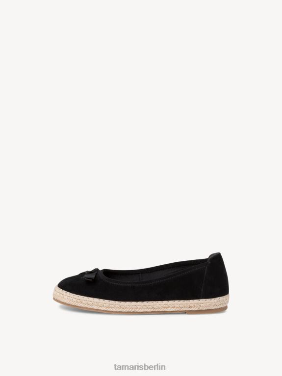 de Tamaris Frauen Leder-Espadrill – Schwarz 0LHV41653 Schuhe