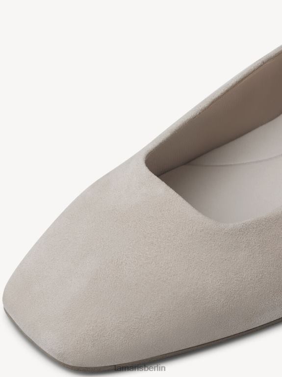 de Tamaris Frauen Lederballerina - Beige/Nude 0LHV4528 Schuhe