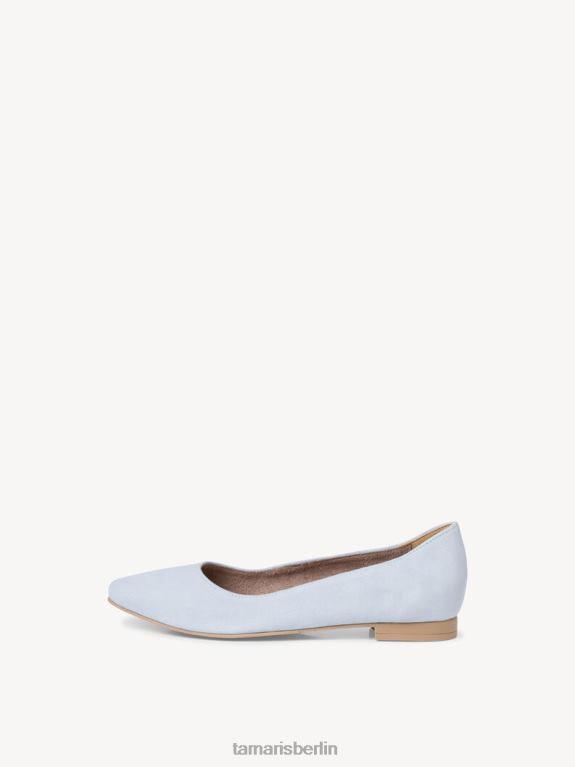 de Tamaris Frauen Lederballerina - Blau/Hellblau 0LHV41060 Schuhe