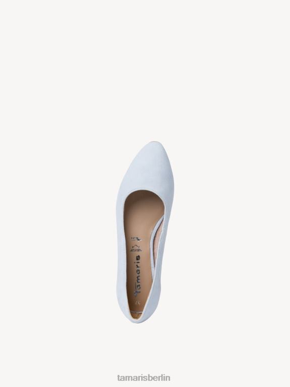 de Tamaris Frauen Lederballerina - Blau/Hellblau 0LHV41060 Schuhe