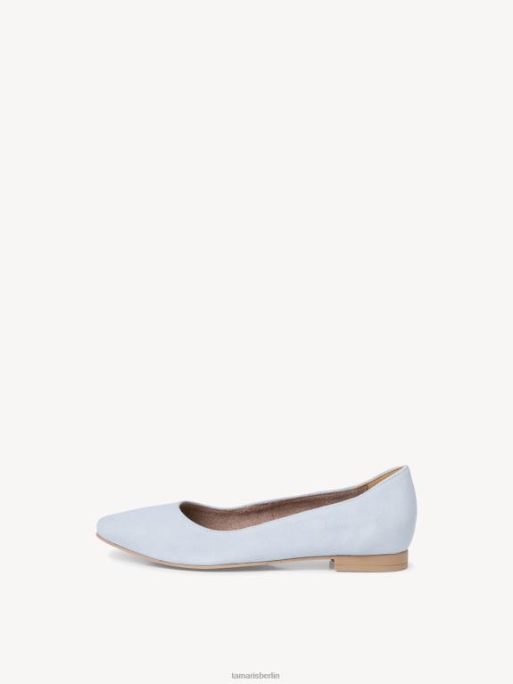de Tamaris Frauen Lederballerina - Blau/Hellblau 0LHV41060 Schuhe