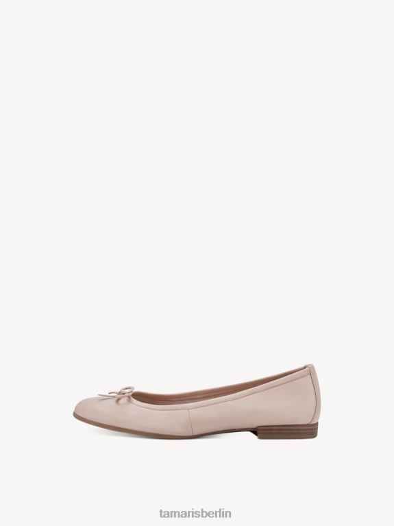 de Tamaris Frauen Lederballerina - Rose/Puder 0LHV41318 Schuhe