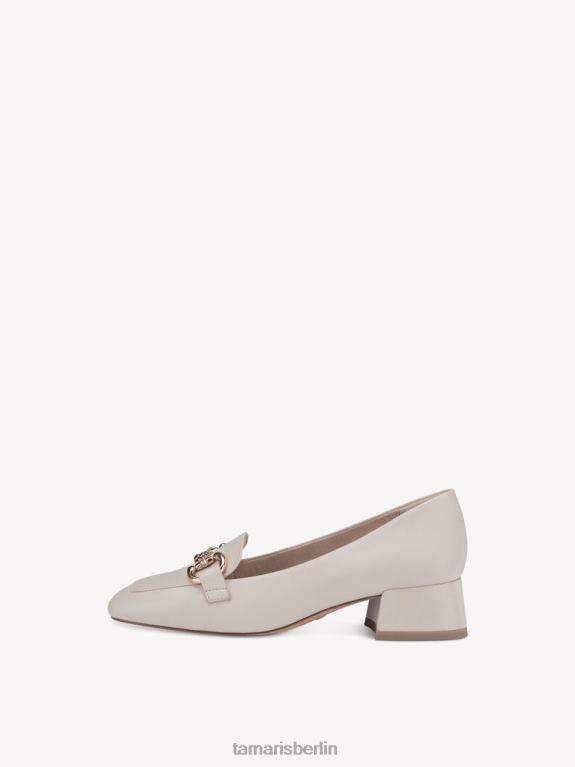 de Tamaris Frauen Leder-Trotteur – Beige/Elfenbein 0LHV42169 Schuhe