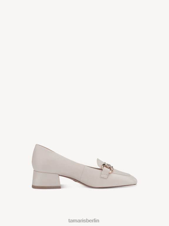 de Tamaris Frauen Leder-Trotteur – Beige/Elfenbein 0LHV42169 Schuhe