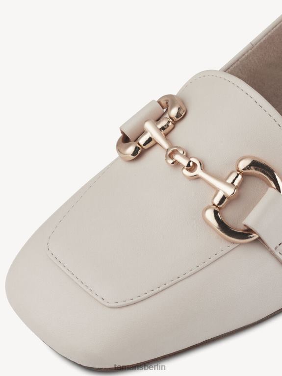 de Tamaris Frauen Leder-Trotteur – Beige/Elfenbein 0LHV42169 Schuhe