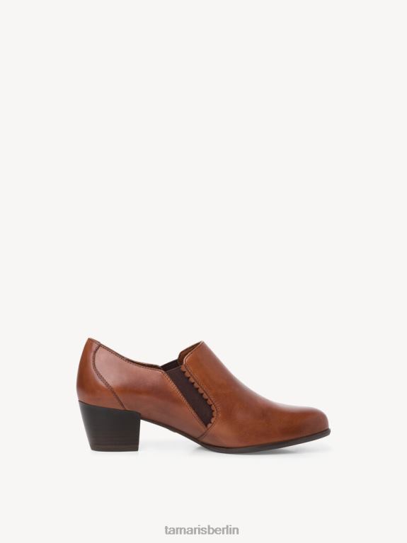 de Tamaris Frauen Leder-Trotteur - Braun/Cognac 0LHV42266 Schuhe