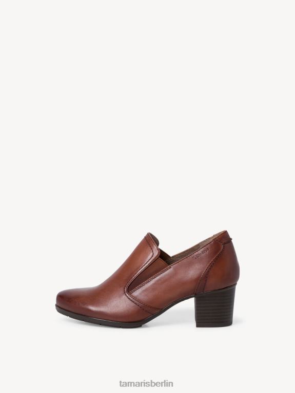 de Tamaris Frauen Leder-Trotteur - Braun/Kastanie 0LHV42351 Schuhe