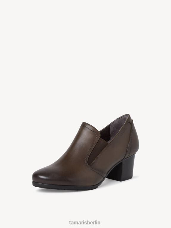 de Tamaris Frauen Leder-Trotteur – Grün/Khaki 0LHV42350 Schuhe