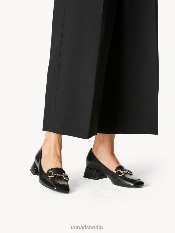 de Tamaris Frauen Leder-Trotteur - schwarz 0LHV42102 Schuhe