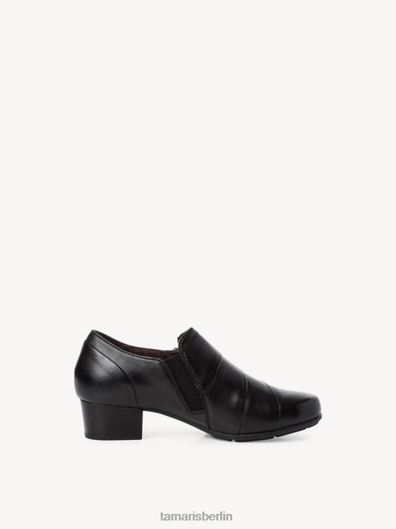 de Tamaris Frauen Leder-Trotteur - schwarz 0LHV42336 Schuhe