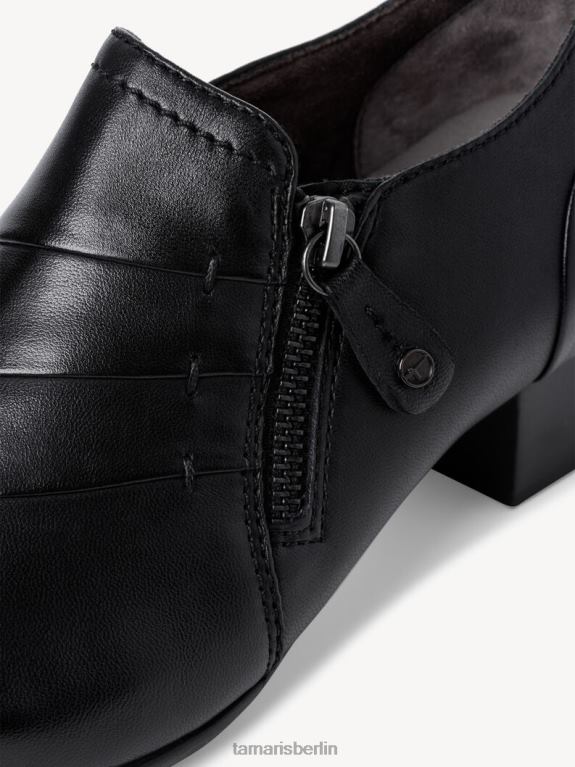 de Tamaris Frauen Leder-Trotteur - schwarz 0LHV42336 Schuhe