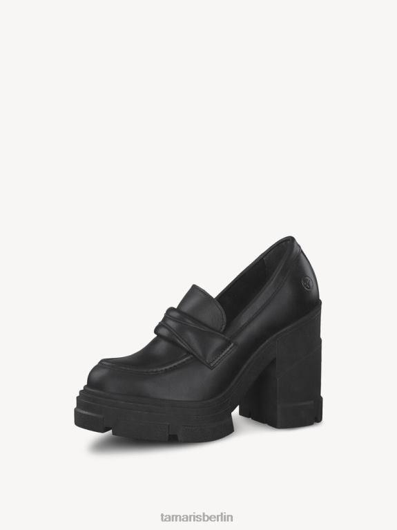 de Tamaris Frauen Leder-Trotteur - schwarz 0LHV4823 Schuhe